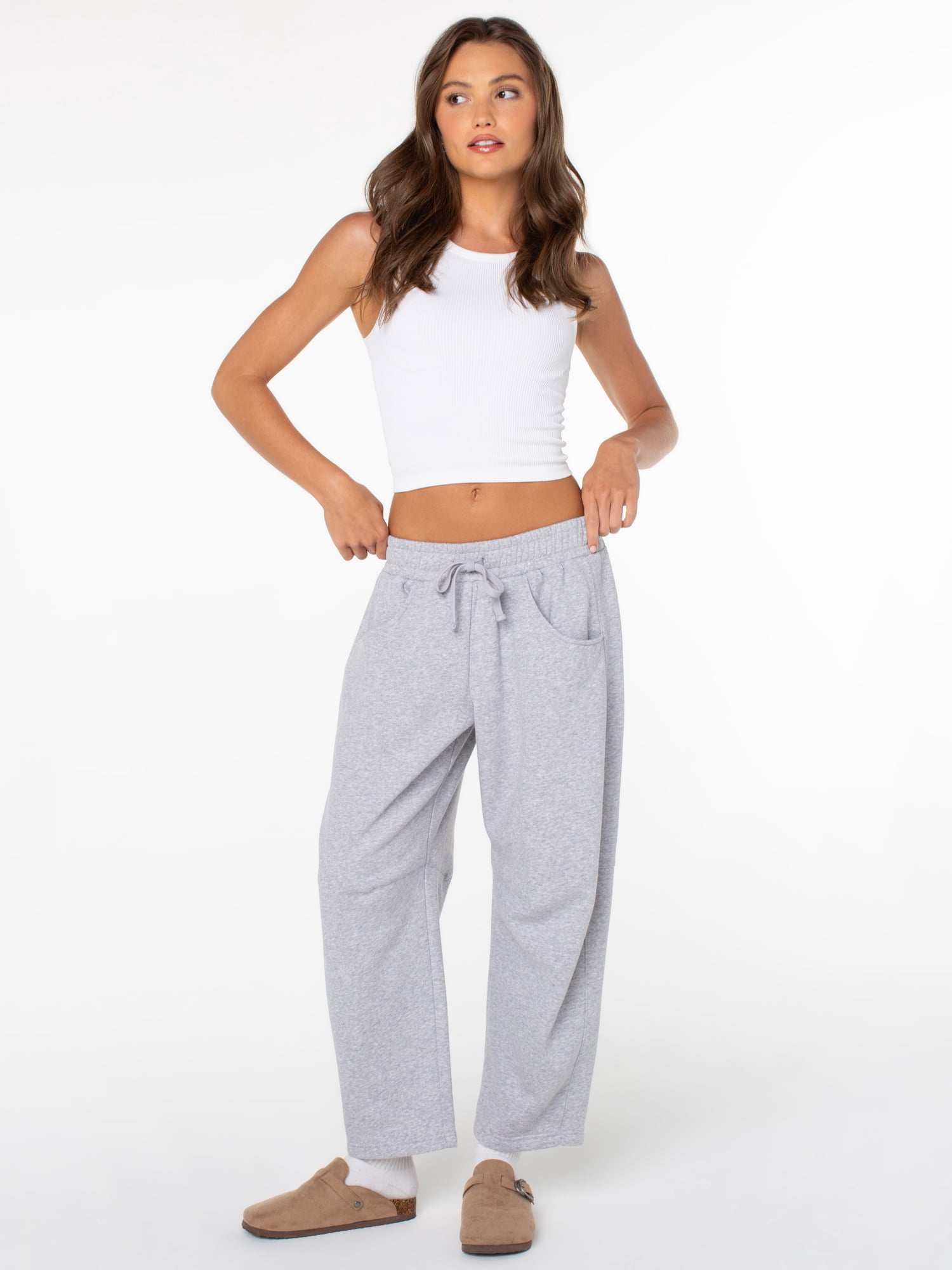 Celebrity Pink Women's Barrel Leg Sweatpants, Sizes XS-XXXL