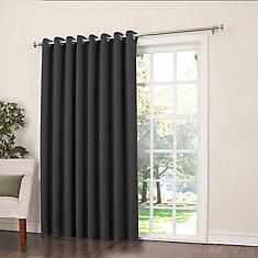 Sun Zero Madrid Patio Door Grommet Curtain