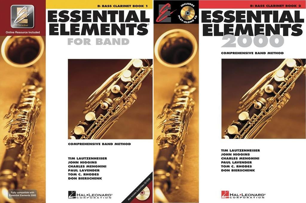 Essential Elements for Band Bb Bass Books 12, 2 Book Set