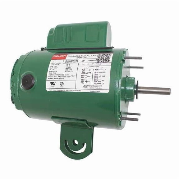 Dayton Ag Fan Mtr,PSC,TEAO,1/3HP,1725 rpm 1YAZ8