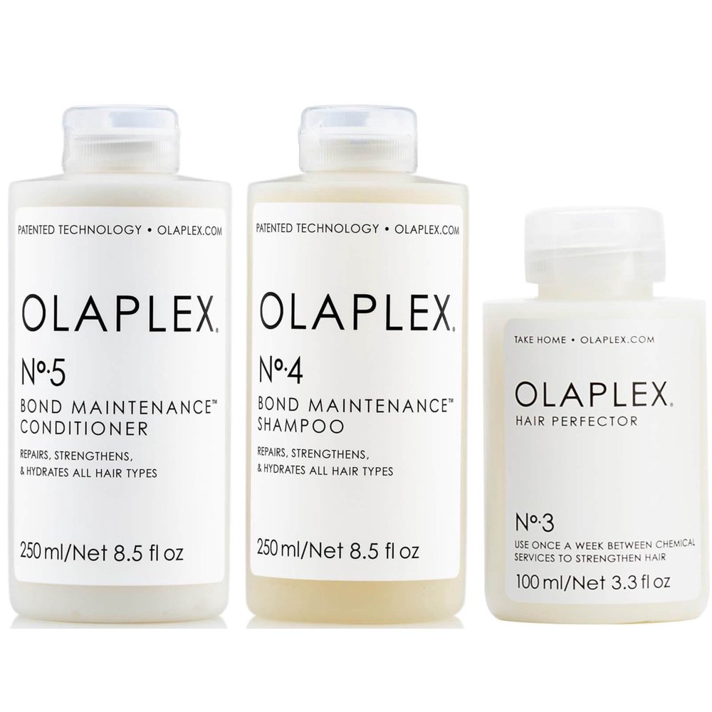 Olaplex shampoo, conditioner and perfector