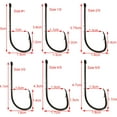 thumbnail image 6 of 100pcs Baitholder Hook Jig Big Fishing Hooks High Carbon Steel Fish Hook 2/0, 6 of 6