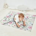 thumbnail image 2 of Pioneer Flower Blanket,Comfortable Soft Flannel Throw Blanket,All Season,Warm Lightweight Blankets for Sofa Bed Couch Living Room Chair,30"x40"(80x100cm), 2 of 4