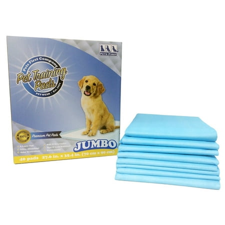 Premium Dog Training Pads - Most Absorbent - Latest Improved Version - Best Puppy Pad Doggie Pads Better Than Ever! Jumbo (27.6 x 35.4) 40 (Best Version Of Windows Ever)