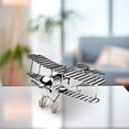 thumbnail image 6 of Almencla Vintage Airplane Model Aircraft Glider Biplane Ornament Photo Props Retro Decor Airplane Model Ornaments for Entrance Bedroom Small, 6 of 8