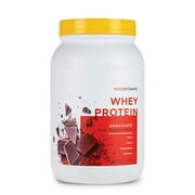 NoorVitamins Pure Whey Protein Powder, Chocolate Flavor - Preservative, GMO & Gluten Free - Infused w/ Superfoods & Natural Vitamins - Support Muscle Recovery & Curb Hunger - Halal (30 Servings) 2lbs