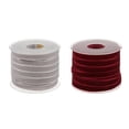 thumbnail image 4 of AIGIA 20 Yard 10 mm Velvet Ribbon Spool Vintage Velvet Ribbons for Gift Wrapping Decoration Party Wedding Arts Crafts(1/2 Roll), 4 of 6