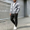 thumbnail image 6 of VEXRO Mens Hoodies 2 Piece Outfits Fleece Workout Casual Sweatpant and Drawstring Sweatshirts Fall Winter Hooded Sets, 6 of 8