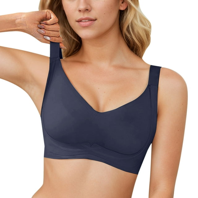 Brasier sin Varillas Mujer Sujetador Suave, Transpirable y Cómodo de Talla Grande para Mujer Grande