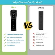 LUXMO Wii Remote Controller Motion Plus and Nunchuck for Wii/Wii U Console Video Games