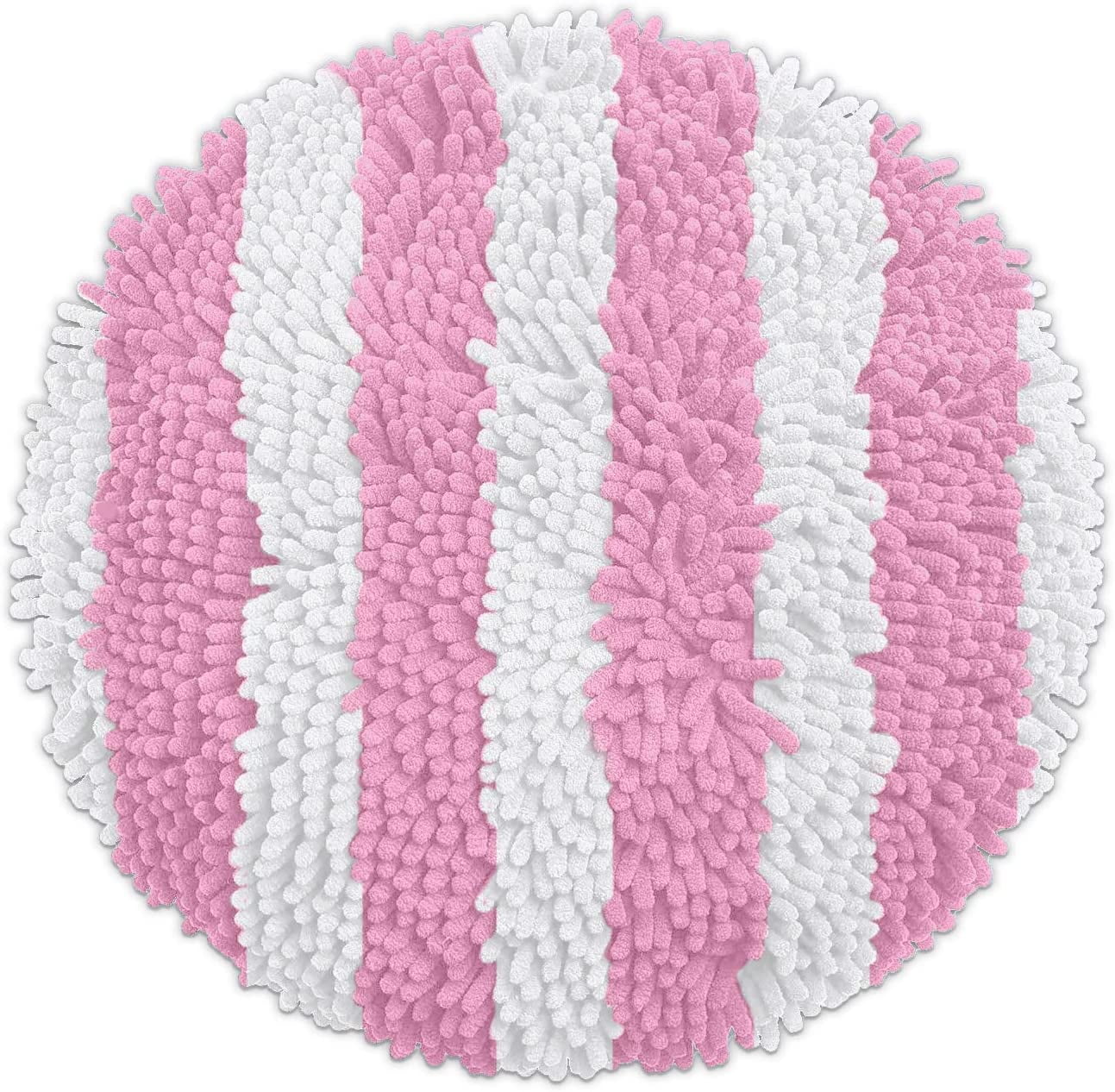 LuxUrux Toilet Lid Cover, ExtraSoft Plush Seat Cloud Washable Shaggy