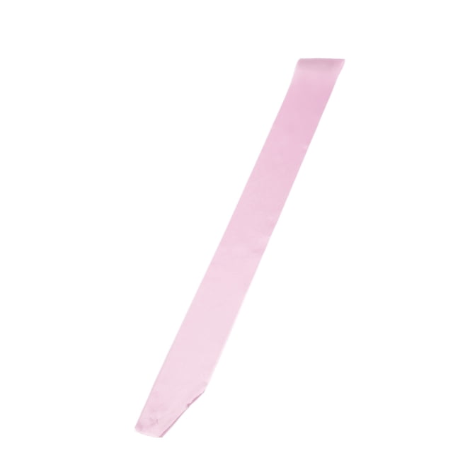 Unique Bargains 63"x4" Blank Satin Sash DIY Plain Sash Prom Queen Sashes Party Accessory Pink