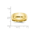 thumbnail image 3 of 10KY 8mm Standard Comfort Fit Band Size 8.5 in 10k Yellow Gold, 3 of 3