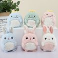 thumbnail image 1 of Gwong Juguete 1 unid lindo redondo conejo animal peluche muñeco de peluche sofá juguete juguete niños regalo de Navidad Gwong 30003058, 1 of 7