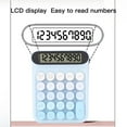thumbnail image 4 of Calculadora de Interruptor Mecánico Con Botones Grandes, Calculadora de Escrito de 24 Teclas Con Pantalla Lcd, Suspensión Automática, Calculadora Estética para Estudiantes, 4 of 7