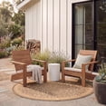thumbnail image 3 of Safavieh Courtyard Candace Spotted Indoor/Outdoor Area Rug, Natural/Gold, 7'10" x 7'10" Round, 3 of 10