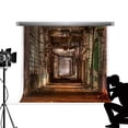 thumbnail image 1 of BSDHOME Polyester Backdrop for Photography Old Factory Theme Photo Background Shabby Corridor Portable Photoshoot Backdrops for Pictures Videos 7x5ft, 1 of 4