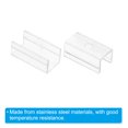 thumbnail image 4 of Unique Bargains LED Strip Light Clips Mounting Bracket Fixing Clips Plastic for 9.5mm-10.3mm Neon Light Cable Clear 40 Pack, 4 of 6