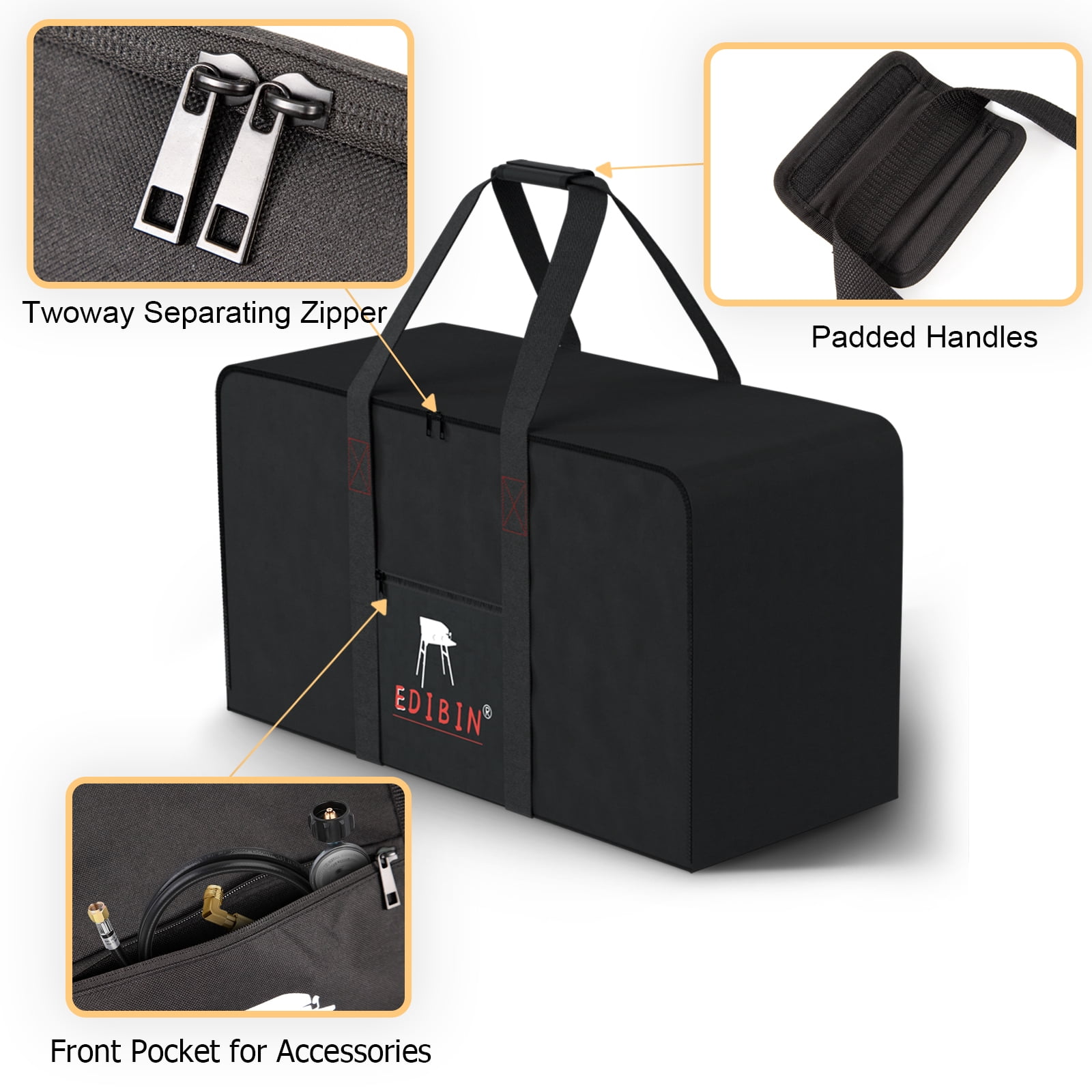 22 inch Griddle Carry Bag for Blackstone 17 Inch Griddle & 22 Inch Griddle with Hood and Stand, 22" Tabletop Grill Carry Bag for Blackstone 1891 & 1814, Water-Resistant 22" Grill Storage Case