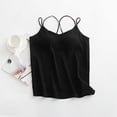 thumbnail image 2 of Dianli Pajama Set Loungewear Women's Chiffon V Neck Summer Suspender Camisole With Padded Cup Lightweight Sheer Soft Breathable Homewear Nightwear, 2 of 4