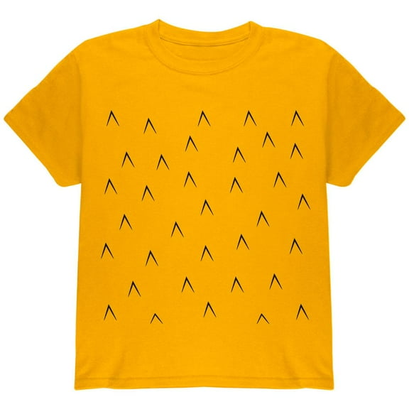 Halloween Pineapple Costume Youth T Shirt Gold YMD