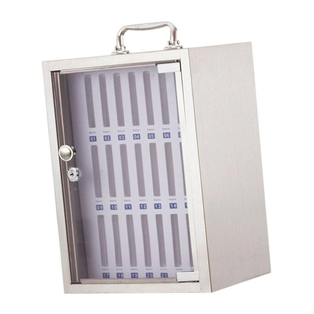 BELOVING Phone Storage Cabinet Lockable Storage Box for Conference Room Gym Classroom 24 Slots