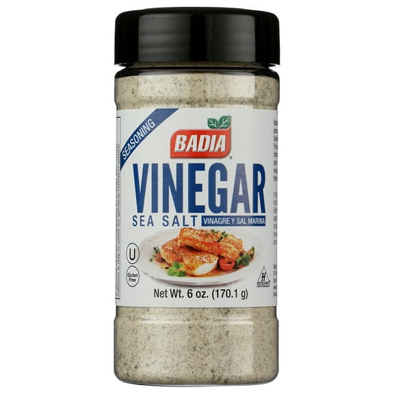 Badia  Season Sea Salt & Vingar  6 Ounce (Pack Of 6)