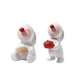 thumbnail image 1 of 2 Piezas De Figuritas De Conejo Estatuas De Conejo Roja Para La Decoración De Pascua Del Hogar Sunnimix Estatuilla de escritorio, 1 of 8