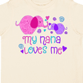 thumbnail image 4 of Inktastic My Nana Loves Me- Cute Elephants Boys or Girls Toddler T-Shirt, 4 of 5