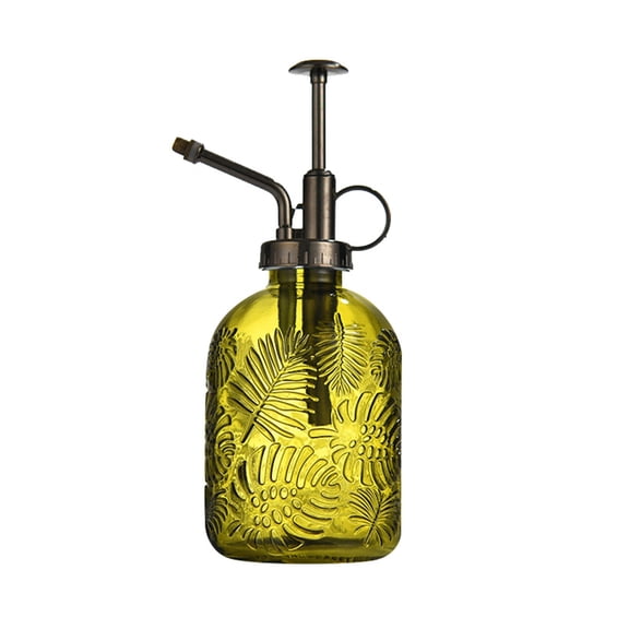 Maple Leaf Glass Watering Sprayer - 360ml Capacity - Vintage Design for Plants, Cleaning & Decorative Use