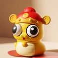 thumbnail image 1 of asddcavvf Year of the Pressing Eye Blowing Pinch Music Doll Desktop Ornament Children's Stress Toy Rot 6 Cm, 1 of 8