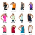 thumbnail image 3 of LAVRA Women's Plus Size Nylon Strechy Racerback Tank Top, 3 of 18