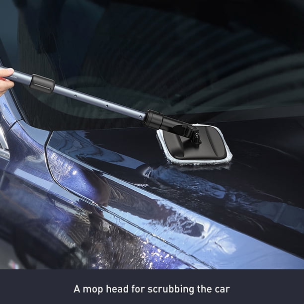 Baseus Car Washing Gun Portable High Pressure Water Gun Spray Nozzle Washer Magic Flexible Hose 2 In 1 Wash &Amp; Scrub Cleaning Washing Tool For Garden Car Washing