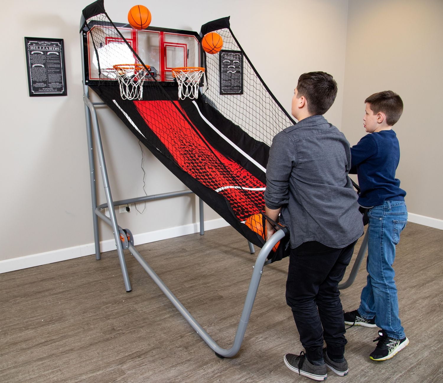 Jeu de basketball électronique de luxe Shot Pro de Hathaway