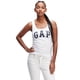 thumbnail image 1 of Camiseta sin mangas acanalada Shirt GAP, blanca, talla XL, 1 of 1