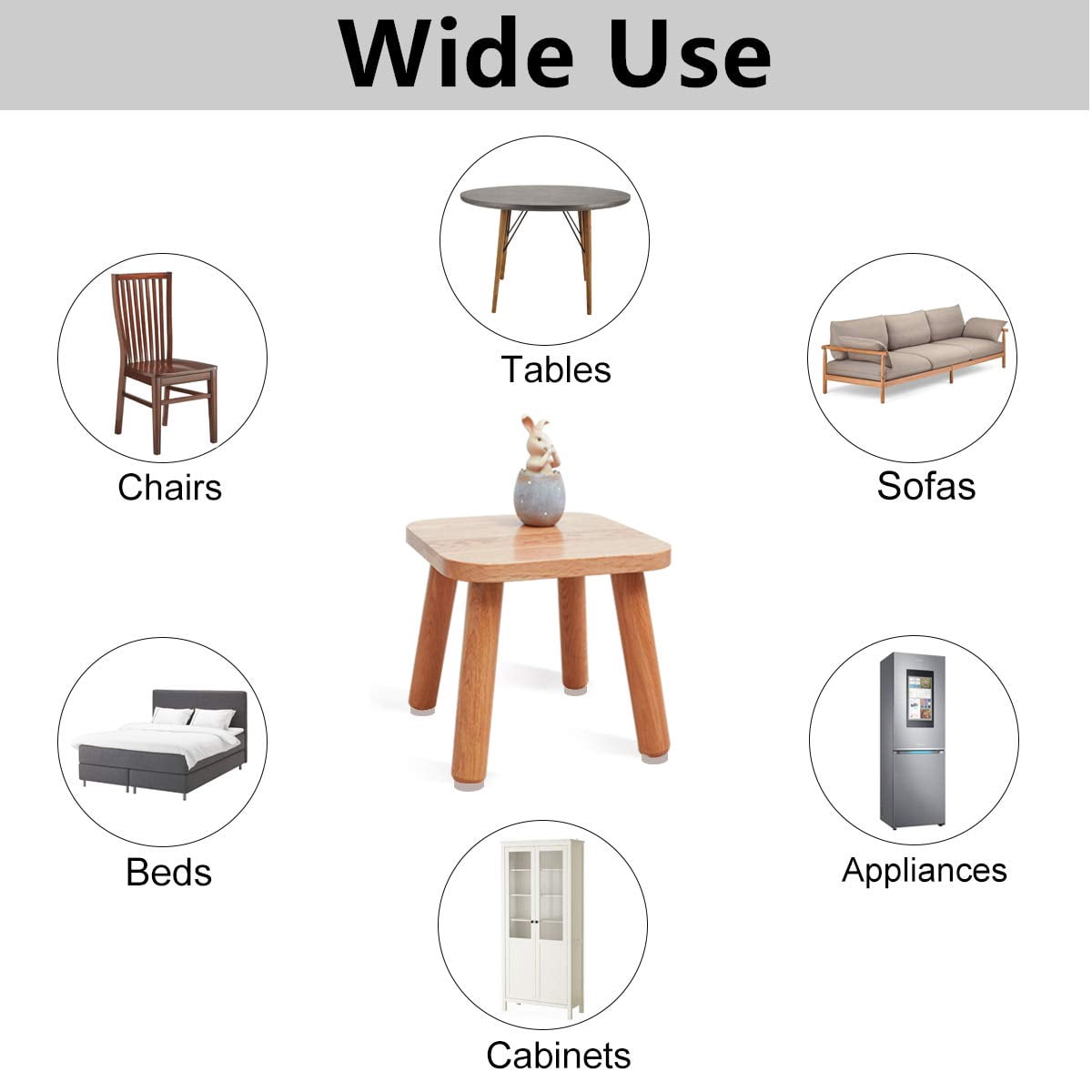 Felt Furniture Pads-136 Pieces Pads For Beige 5mm Thick  Floor Savers Anti Scratch Protectors With Case Hardwood Floors