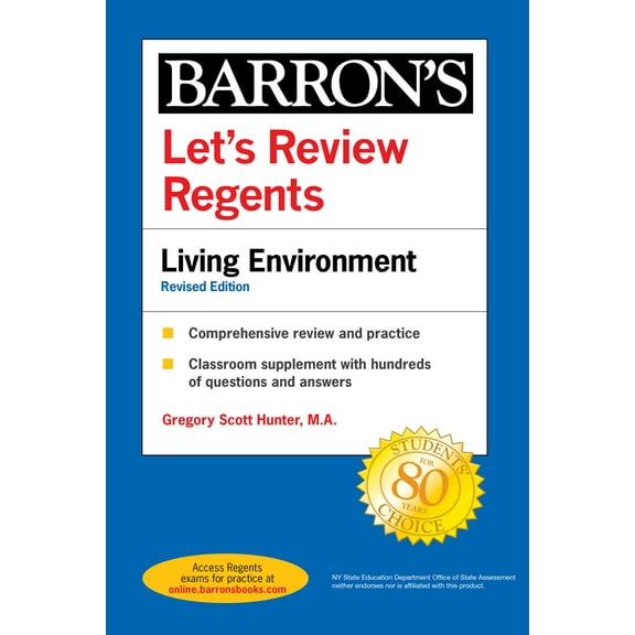 Barron's New York Regents: Let's Review Regents: Living Environment Revised Edition (Paperback)