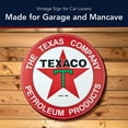 thumbnail image 6 of American Art Decor Texaco Petroleum Metal Sign 30" - Vintage Wall Art for Garage & Bar, 6 of 9