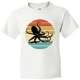 thumbnail image 3 of Inktastic Octopus Vintage Sunset Youth T-Shirt, 3 of 5