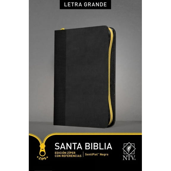 Santa Biblia Ntv, Edición Zíper Letra Grande Con Referencias, (Hardcover)