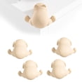 thumbnail image 1 of Protector de esquina de mesa de seguridad con dibujos animados para niños, 4 piezas, pegatina para envolver el borde de la mesa con ventana, 1 of 6