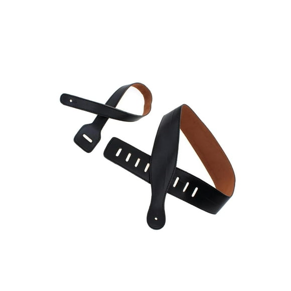 ZLight Luxurious Style Adjustable Leather Guitar Straps black for 6.5cm Belt Guitar Width