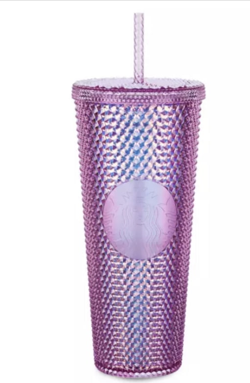 Skinny Pink Crystal Cup Handmade Rhinestones Gift for her Pink with straw Double Wall Bedazzled Cup Valenties Gift 16oz