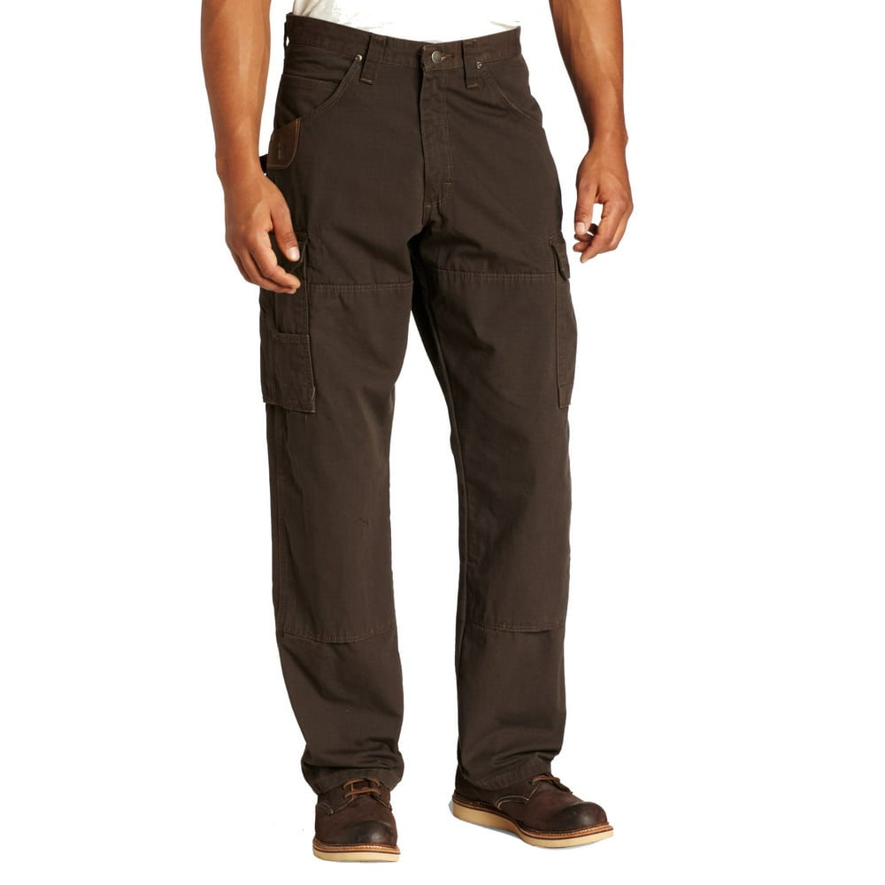 wrangler men's relaxed fit straight cargo pants