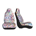 thumbnail image 3 of Yiaed Colorful Watercolor Dots Print Car Seat Covers,Universal Auto Seats Protector Fits for Car,SUV Sedan,Truck,Automotive Seat Covers & Accessories-1, 3 of 9