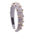 thumbnail image 1 of Diadema punk Zulema ancha banda para el cabello gris, 1 of 6
