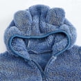 thumbnail image 3 of 2026 Baby Kids Boys Girls Fleece Hoodie With Bear Ears Solid Color Coat4- 6years, 3 of 4