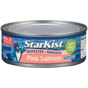 (3 pack) (3 Pack) StarKist Skinless Boneless Pink Salmon in Water, 5 Ounce Can