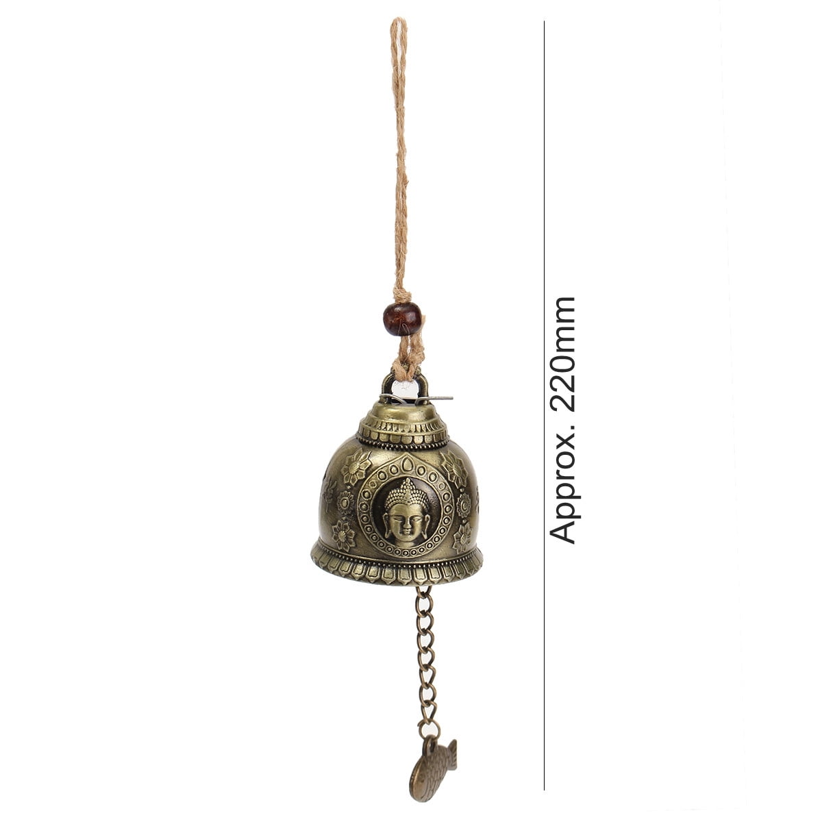 Chinese 7-Layer Roof Bell Lucky Hanging Wind Chime Outdoor Feng Shui Decor 