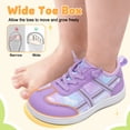 thumbnail image 6 of Barerun Toddler Shoes Boys Girls Non-Slip Tennis Shoes Flats,Wide, Pull-On, Square Toe,Purple,6 Toddler, 6 of 9